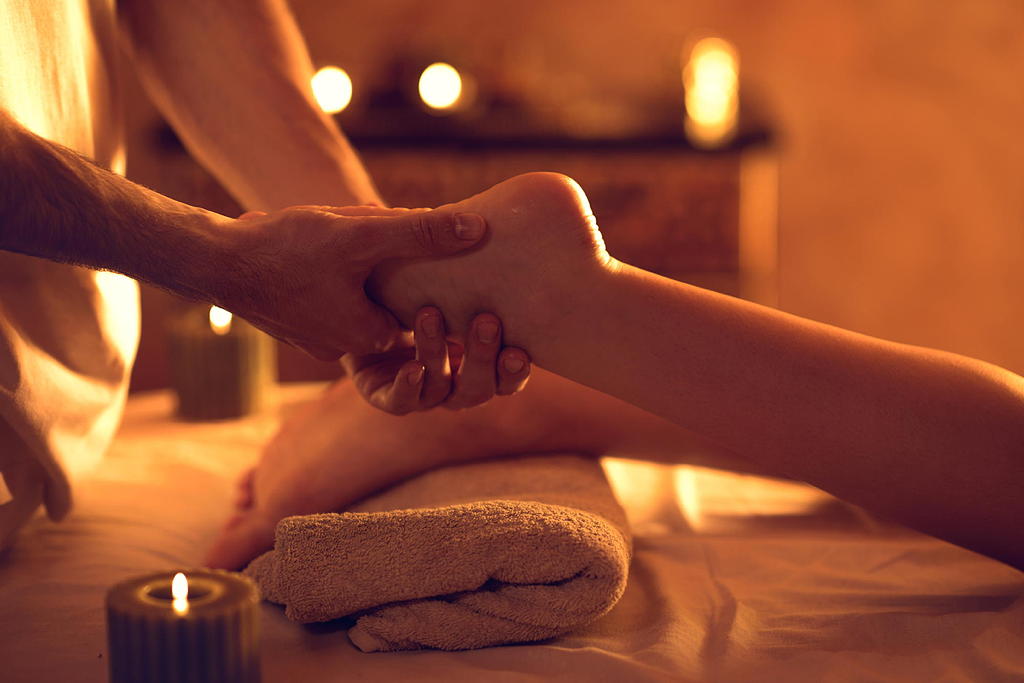 Fuß-Zonen-Massage